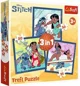 Puzzle Trefl 3 in 1 Time with Lilo&Stitch foto