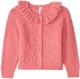 Orchestra Cardigan impletit cu guler cu volane Pink foto