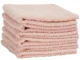 Set prosopele din bumbac Premaman Pink, 25x25 cm, 6 buc. foto