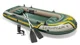 Barca gonflabila INTEX Seahawk 4, cu vasle si pompa, 351x145x48 cm, pana la 480 kg foto