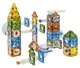 Set de constructie magnetic Dige Traseu cu bile, 128 el. foto