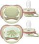 Suzeta din silicon Philips Avent Ultra Air Night fosforescenta Verde (6-18 luni), 2 buc. foto