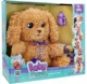 Jucarie de plus interactiva Baby Paws Catelus cu sunete si suzeta in gentuta, 29 cm foto