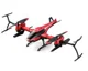 Drona-Elicopter cu telecomanda, senzor, functii viteza, aterizare, rotatie 360, Rosu foto