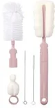Set de perii pentru biberoane si tetine BabyOno Pink foto