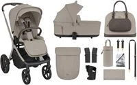 Carucior 2 in 1 KikkaBoo Goya Platinum Champagne foto