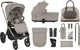 Carucior 2 in 1 KikkaBoo Goya Platinum Champagne foto