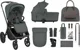 Carucior 2 in 1 KikkaBoo Goya Platinum Olive foto