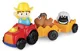 Set de joaca Winfun Tractor cu remorca, figurine fermier si animale, sunete si lumini foto