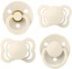 Набор из 4 пустышек BIBS Try-it collection Ivory (6-18 мес.) foto