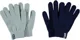 Orchestra Set 2 perechi de manusi impletite Navy Blue foto