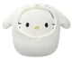 Jucarie de plus Squishmallows Hello Kitty in costum Cinnamoroll, 20 cm foto