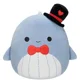 Jucarie de plus Squishmallows Balena albastra Samir, 19 cm foto