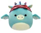 Мягкая игрушка Squishmallows Синий дракон с банданой, 19 см foto