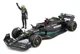 Модель автомобиля Bburago Mercedes-AMG F1 W14 E Performance с фигуркой, 1:24 foto