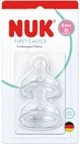 Tetina din silicon NUK First Choice, flux rapid (6+ luni), 2 buc. foto