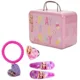 Set geanta Barbie cu inel, bratara, accesorii de par foto