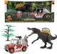 Игровой набор Toi-Toys Мир динозавров: динозавр с джипом foto