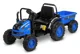 Tractor cu acumulator Caretero Hector Albastru foto