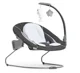 Balanosoar 2 in 1 Hauck Alpha Bouncer Deluxe Melange Gri foto