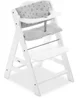 Scaun de masa Hauck Alpha+White w/ Pad Rainbow foto