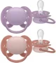 Suzete din silicon Philips Avent Ultra Soft Roz/Mov (6-18 luni), 2 buc. foto