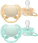Suzete din silicon Philips Avent Ultra Soft Galben/Verde (0-6 luni), 2 buc. foto