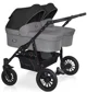 Carucior pentru gemeni 2 in 1 Riko Basic Saxo 04 Onyx foto
