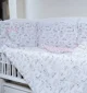 Комплект постельного белья для кроватки PernaMea HappyBaby Розовый, 8 предметов, 120x60 см foto