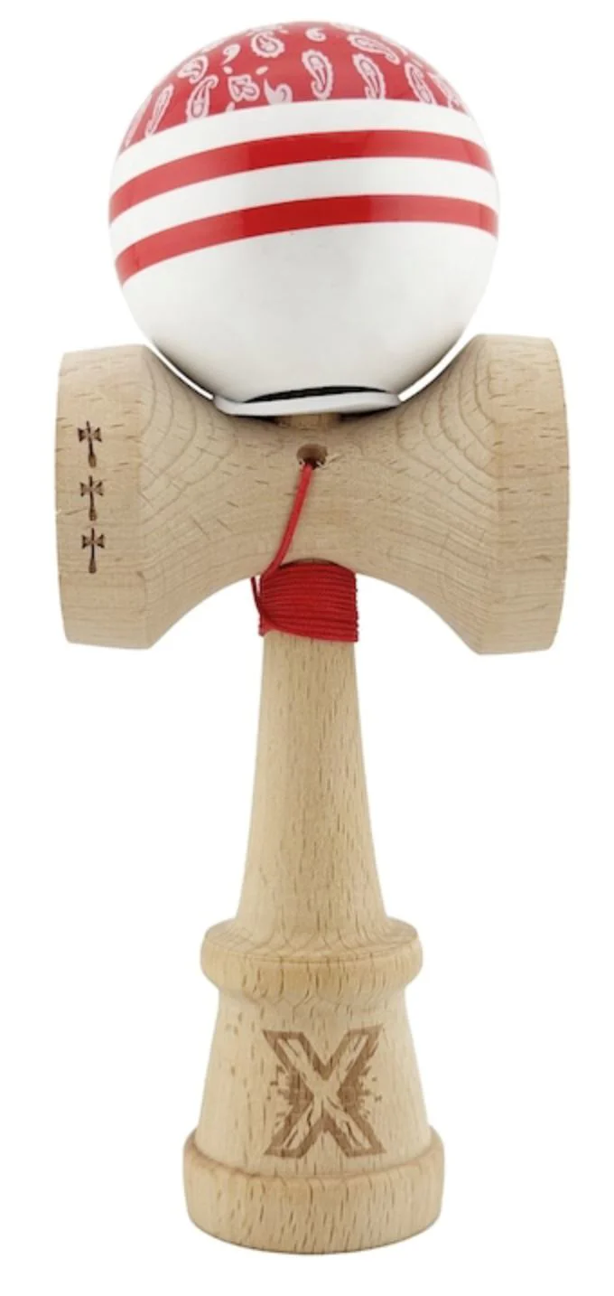 image for Kendama Essa Toys X Original Chicanos Rosu-alb foto