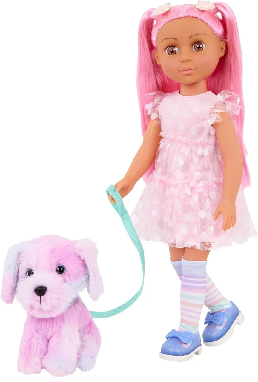 image for Кукла с щенком Sprinkles Battat Glitter Girls Cara, 35 см foto