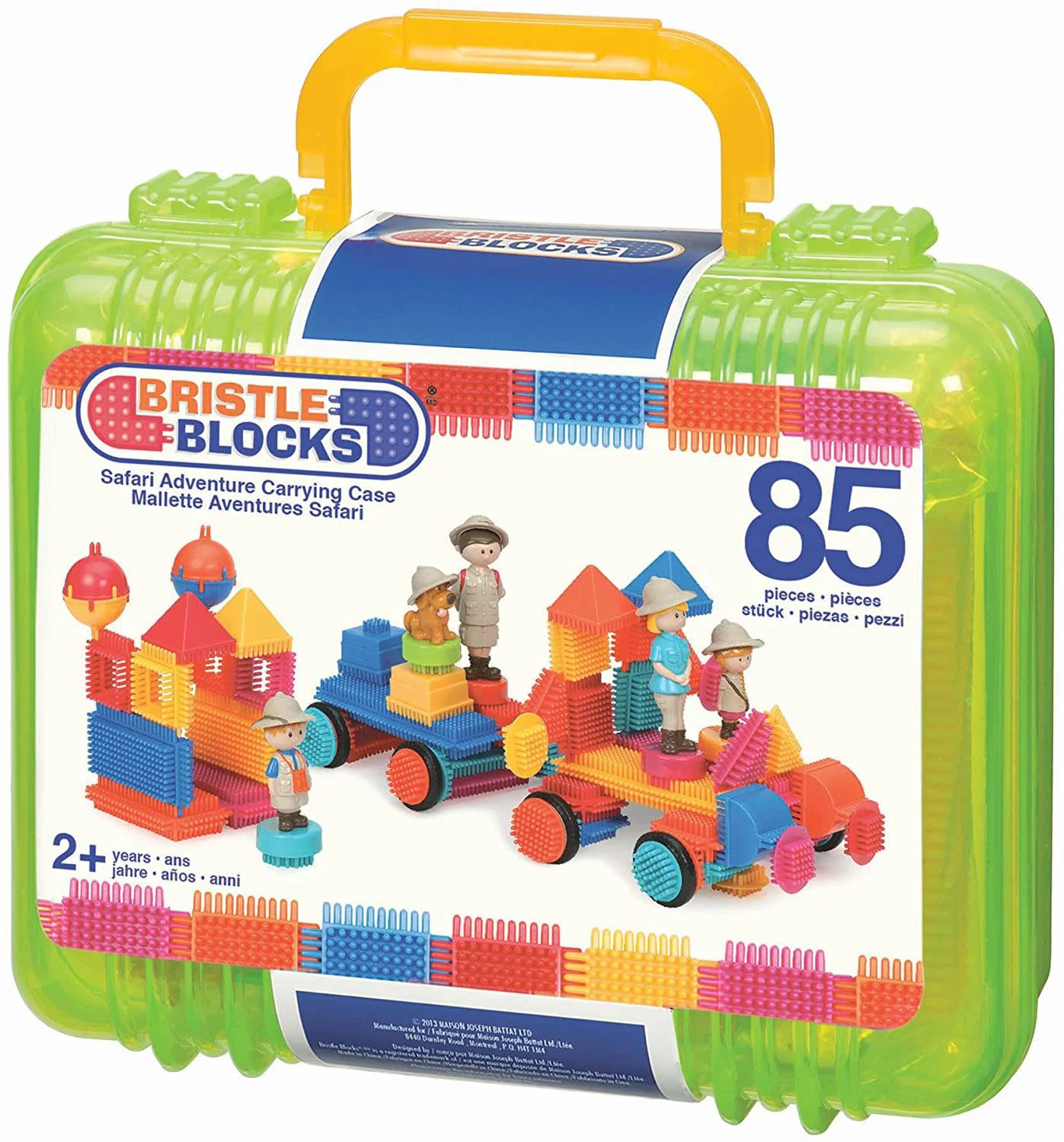 image for Set de constructie Battat Bristle Blocks in cutie, 85 buc. foto