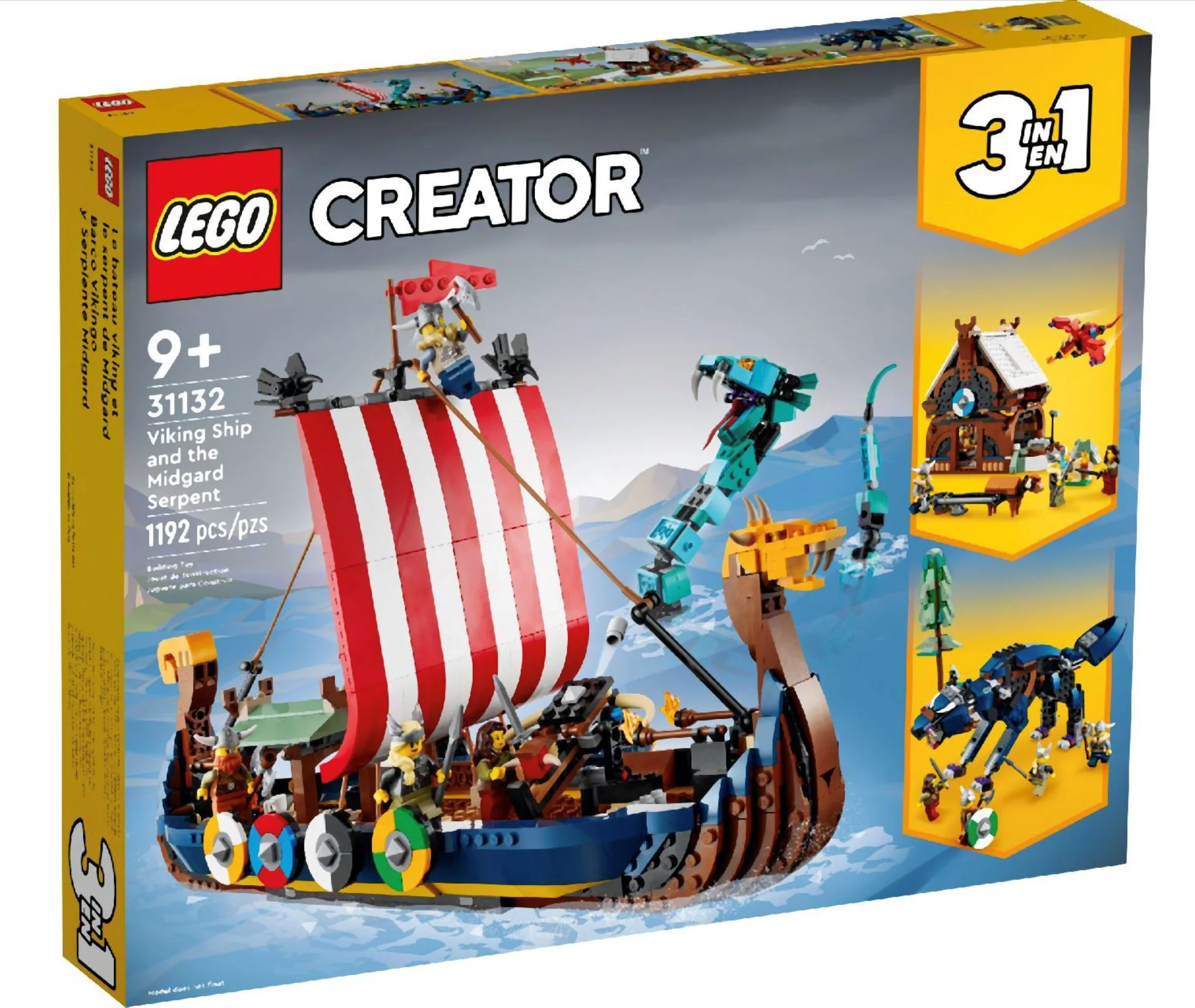 image for Конструктор 3 в 1 Lego Корабль викингов, 1192 эл. foto