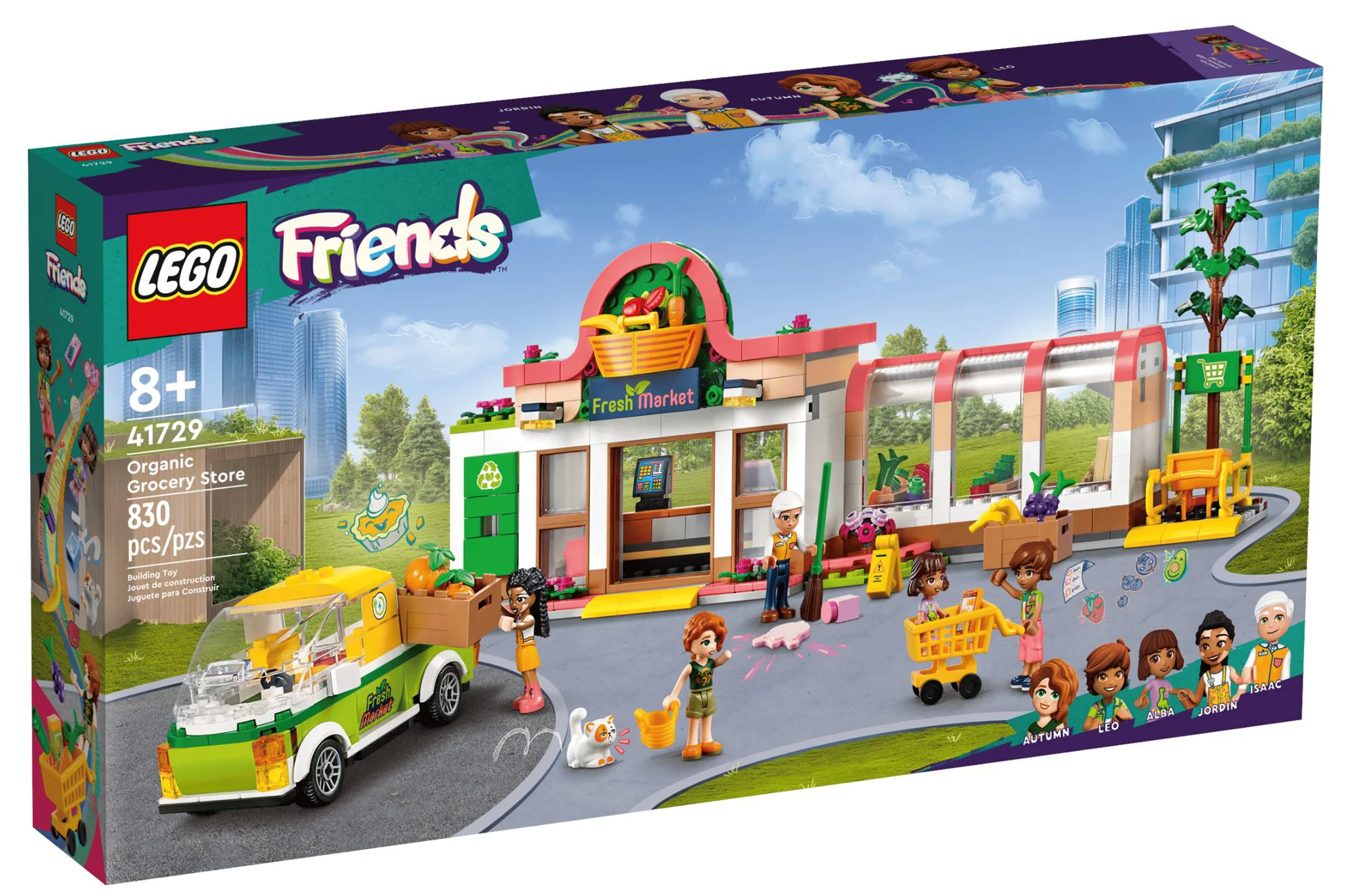 image for Set de constructie Lego Friends Magazin alimentar organic, 830 el. foto