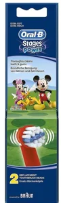 Сменные насадки для зубной щётки Oral-B Extra Soft Mickey, 2 шт. foto