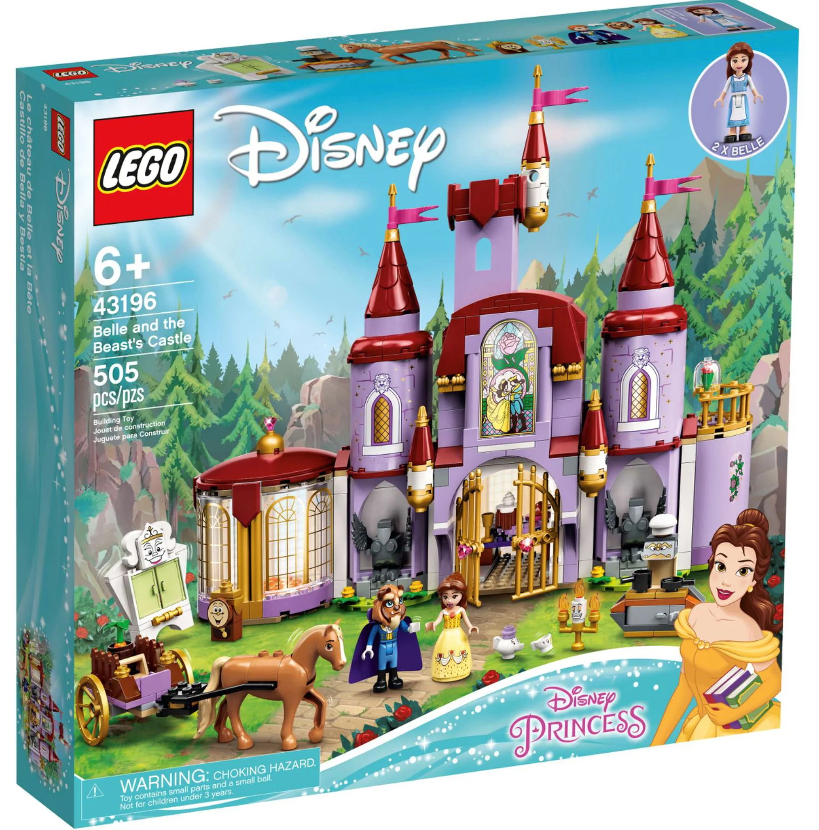image for Set de constructie Lego Castelul Belle, 520 el. foto