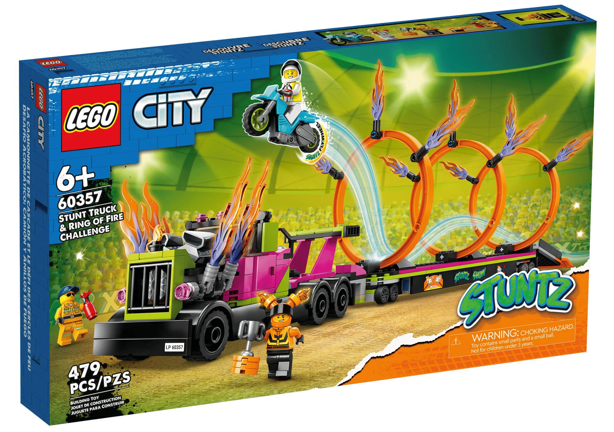 image for Set de constructie Lego City Inelele de foc, 479 el. foto