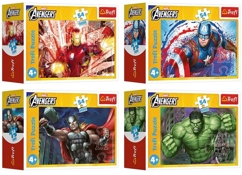 image for Puzzle Trefl Unusual abilities of the Avengers, 54 el. foto
