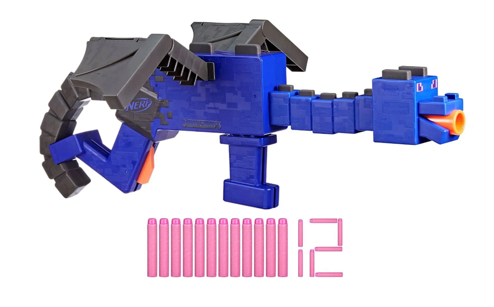 image for Blaster Nerf Minecraft Ender Dragon cu 12 sageti foto