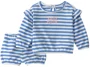 Carter's Set 2 piese Blue Stripes - bluza si pantaloni scurti foto