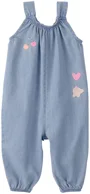 Carter's Salopeta din bumbac Chambray Embroidery foto