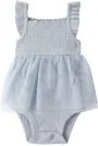 Carter's Salopeta scurta cu tutu Blue Smocking foto
