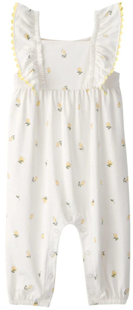 Carter's Salopeta fara maneci Ivory Lemon foto