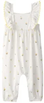 Carter's Salopeta fara maneci Ivory Lemon foto