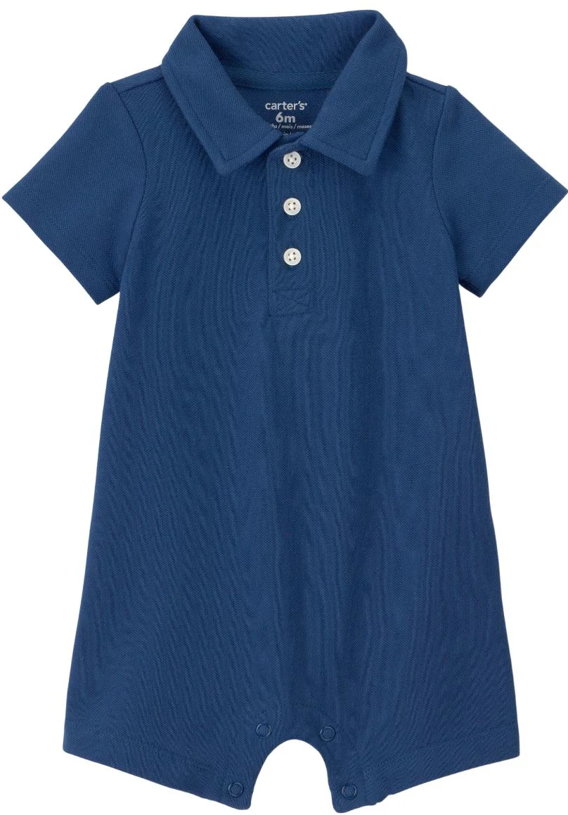 image for Carter's Salopeta scurta Navy Pique foto