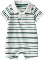 Carter's Короткий комбинезон Green Stripe Pickeball foto