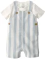 Carter's Комплект 2 в 1 Blue&Ivory - футболка и комбинезон foto
