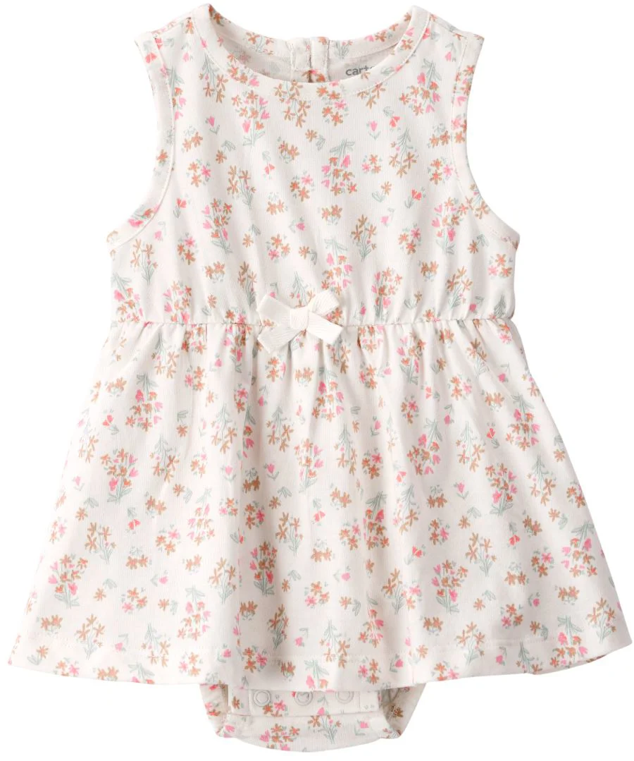 image for Carter's Rochita-body din bumbac Floral Jersey foto