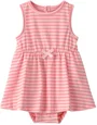 Carter's Хлопковое платье-боди Pink Stripe Jersey foto