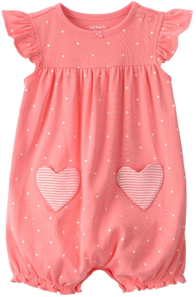 image for Carter's Комбинезон с карманами сердечками Pink Heart foto